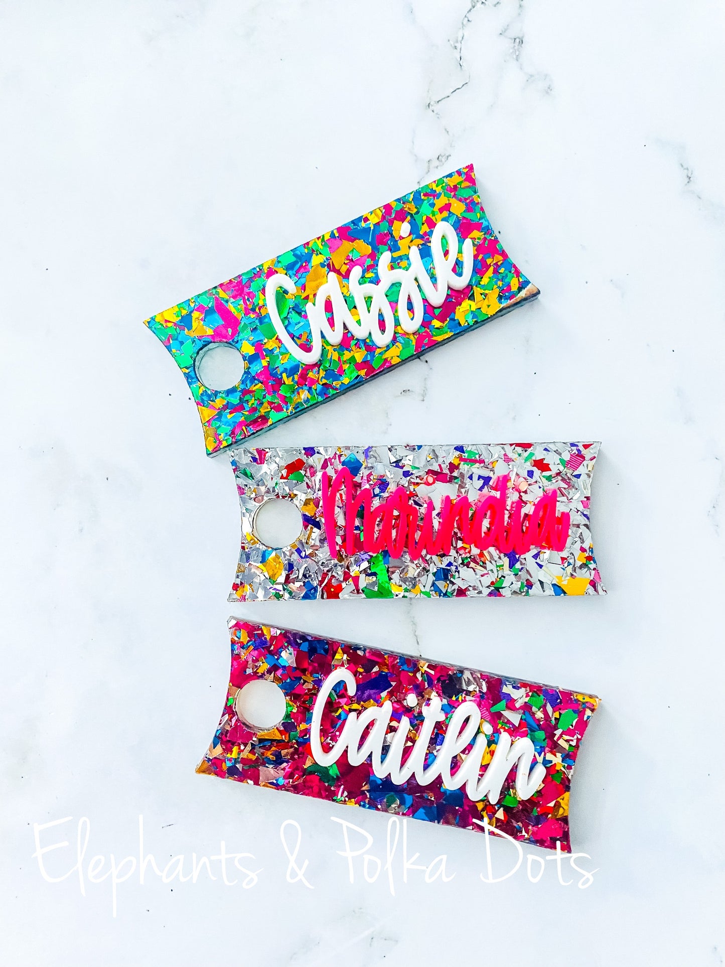 Custom tumbler nameplate for Kristin