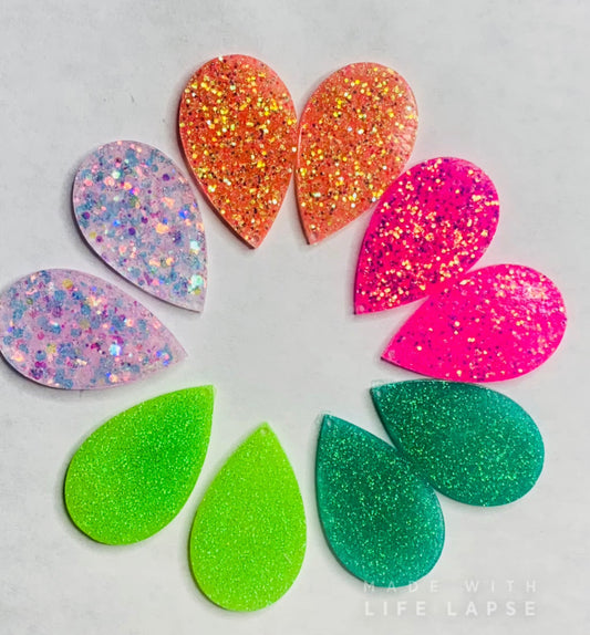 Sparkly Teardrop Earrings