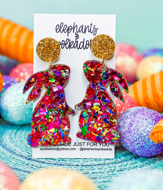 Bunny Silhouette Earrings