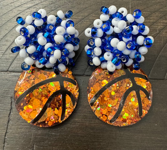 Team Basketball  Earrings