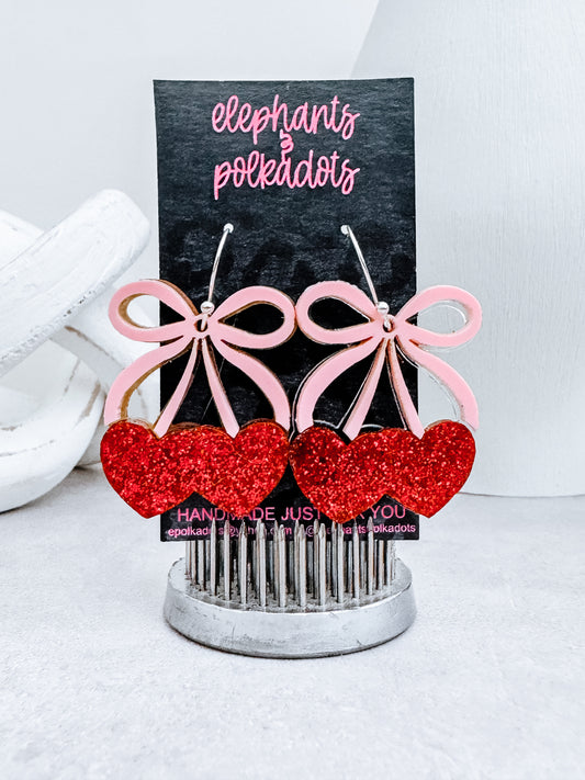 Valentines Cherry Earrings