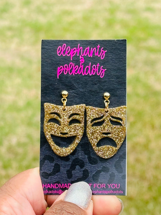 Comedy & Tragic- Welcome to the Theatre Earrings
