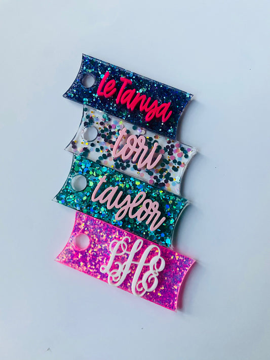 Custom tumbler nameplate for LeTanya