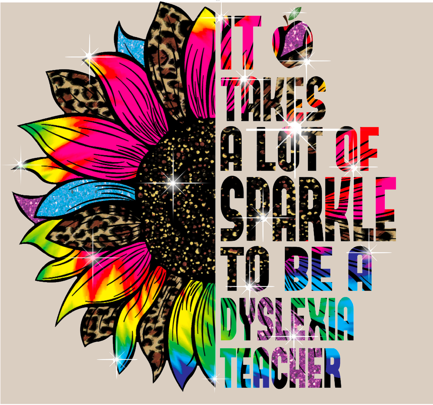 Dyslexia Sunflower