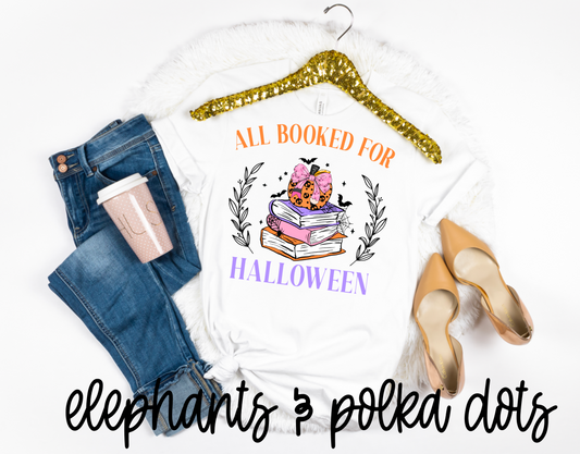 All Booked for Halloween Shirt