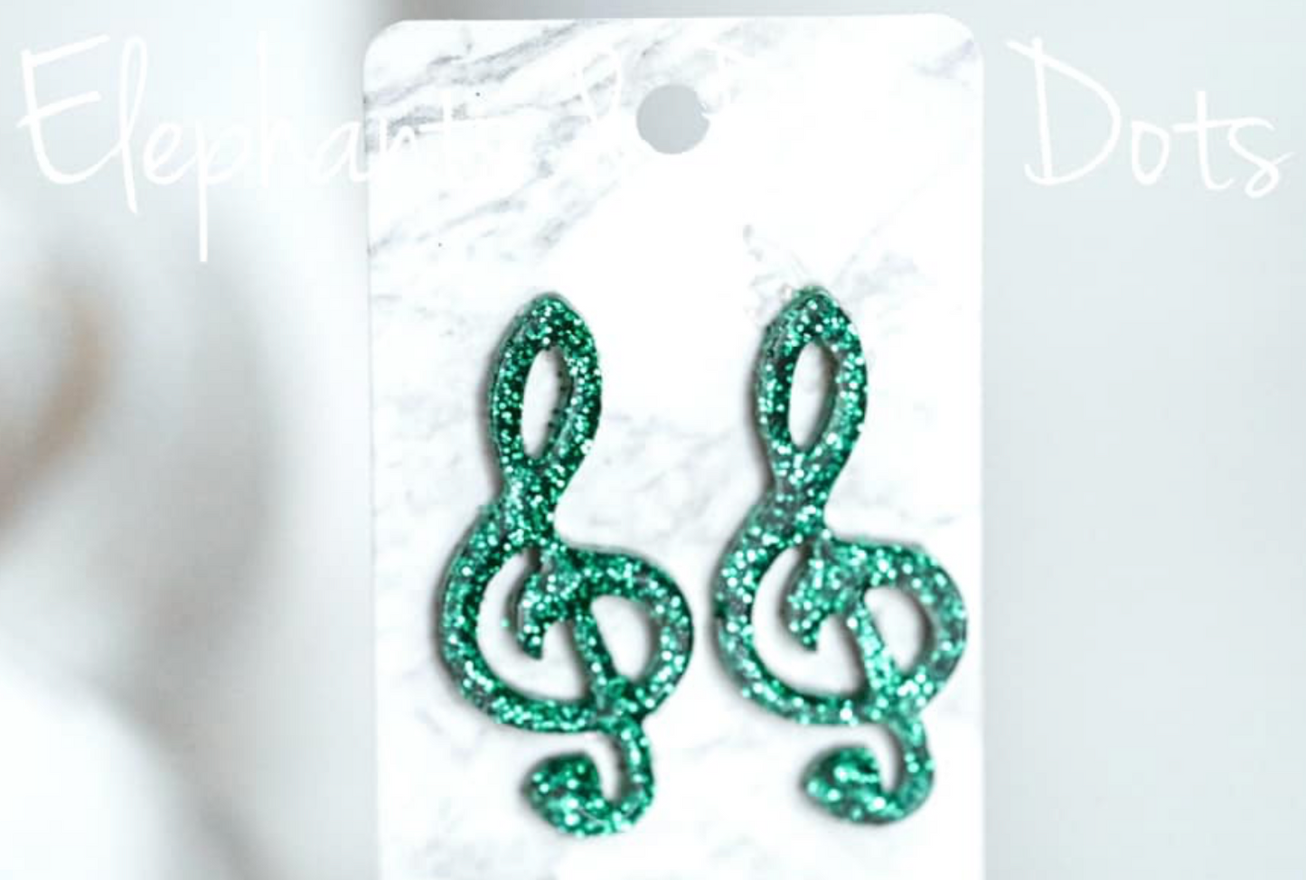 Small Music Notes Earrings