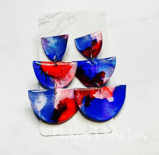 Tie Dye Earrings