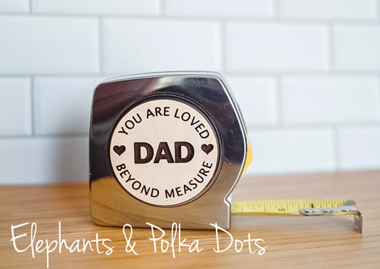 Tape Measure Tag for Father's Day
