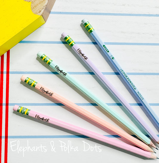 Personalized Engraved Pencils