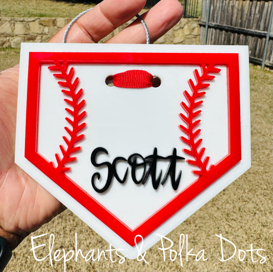 Custom Baseball Tag