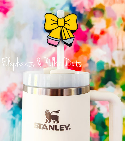 Bow Pencil Straw Topper