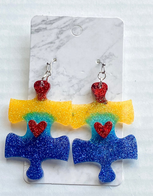 Puzzle Earrings
